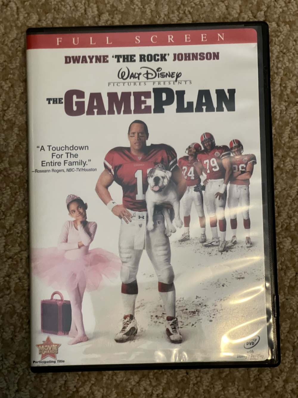 The Game Plan (Red) - Home Games Movie DVD